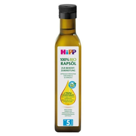 HiPP BIO Olej Rzepakowy Kwasy Omega 3 i Omega 6