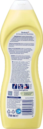 Denkmit Mleczko do Czyszczenia z Naturalnymi Polerującymi Granulkami do Kuchni i Łazienki Cytrus