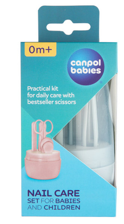 Canpol Zestaw do Pielęgnacji Paznokci dla Niemowląt z Wodoodpornym Etui
