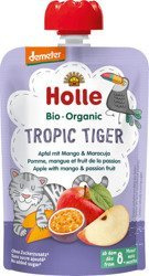 Holle Bio Mus Owocowy Tropikalny Tygrys z Jabłek Mango i Marakui