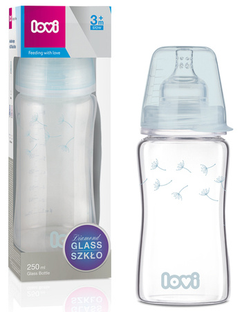 LOVI Butelka Szklana DIAMOND GLASS Botanic 250 ml