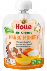 Holle BIO Mus Mango z Jogurtem Małpka Mango