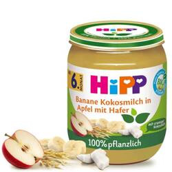 HiPP BIO Deserek Banany Mleczko Kokosowe Jabłka i Owies