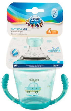 CANPOL Kubek Niekapek z Miękkim Ustnikiem
