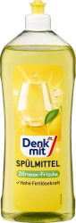 Denkmit Płyn do Mycia Naczyń o Zapachu Cytrynowym Skuteczne Usuwanie Tłuszczu i Brudu