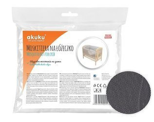 AKUKU Uniwersalna Moskitiera na Łóżeczko Biała