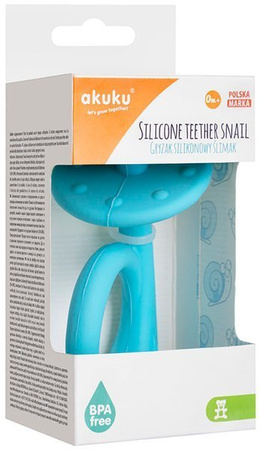 AKUKU Silikonowy Gryzak Ślimak