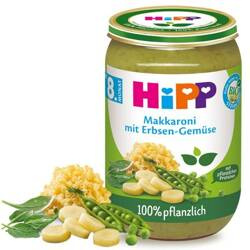 HiPP BIO Obiadek dla Niemowląt Makaron z Groszkiem i Warzywami OMEGA 3 WEGE