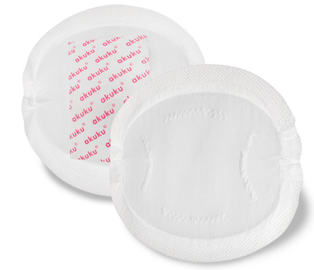 AKUKU Białe Wkładki Laktacyjne Duże Opakowanie