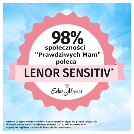 Lenor Delikatny KWIAT BAWEŁNY Hipoalergiczny Płyn do Prania Sensitiv 1,25L