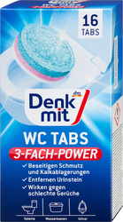 Denkmit Tabletki do Czyszczenia Toalety Pisuaru 16 szt.