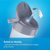 LOVI Kubek ze Słomką JUNIOR Salt & Pepper 250ml