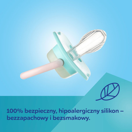 Canpol Smoczek Silikonowy Symertyczny 0-6 Lama