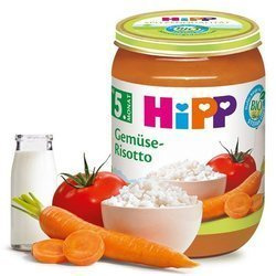 HiPP BIO Risotto Pomidorki Marchewka + Omega3