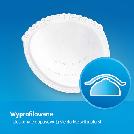LOVI Wkładki Laktacyjne Discreet Elegance Białe 40 szt