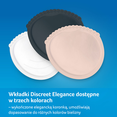 LOVI Wkładki Laktacyjne Discreet Elegance Białe 40 szt