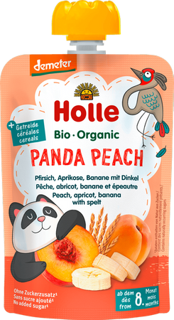 Holle Bio Mus Brzoskwiniowa Panda z Orkiszem