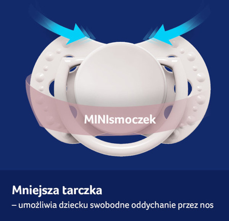 LOVI Smoczek Silikonowy 0-2m Baby Shower Girl