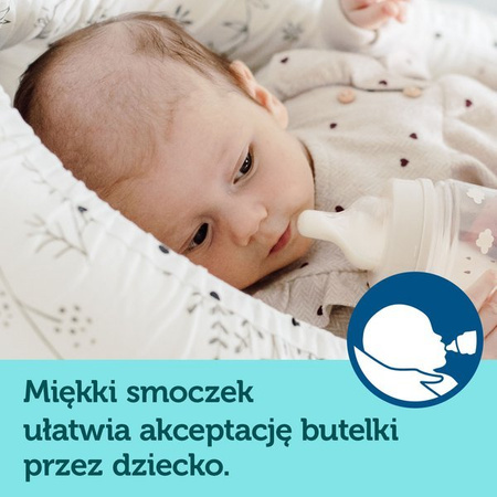 CANPOL Szeroka Butelka Antykolkowa 240ml Easy Start 