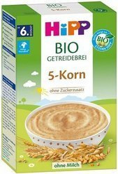 HiPP BIO Bezmleczna Kaszka 5 Zbóż Witaminy A i E