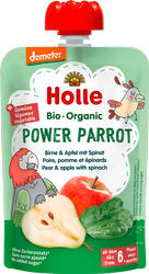 Holle Bio Mus Szpinak Jabłko Gruszka Moc Papugi