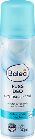 Balea Spray do Stóp 2w1 Antybakteryjny z Chłodzącym Efektem