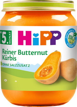 HiPP BIO Delikatne Puree z Dyni Piżmowej Idealny Start Rozszerzania Diety