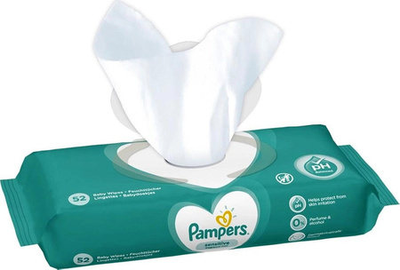 Pampers Chusteczki Nawilżane Fresh Clean Wipes 4 x 52 = 208 szt.