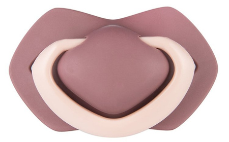 Canpol Smoczek Silikonowy Symetryczny 6-18m 2 szt. PURE COLOR