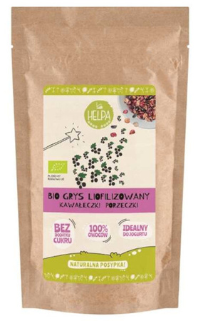 HELPA BIO Grys Liofilizowane Porzeczki Kawałeczki Posypka IDEALNE do JOGURTU