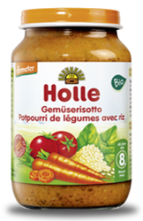 Holle Bio Wegetariańskie Warzywne Risotto