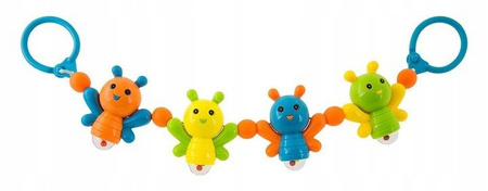 AKUKU Grzechotka do Wózka Kolorowe Pszczółki