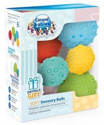Canpol babies Zestaw Miękkich Piłeczek Sensorycznych