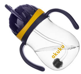 AKUKU Innowacyjny Bidon ze Słomką z Odważnikiem