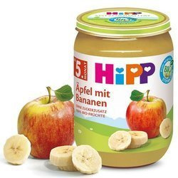 HiPP BIO Delikatne Jabłuszko z Bananem + Witaminy