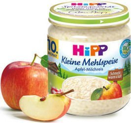 HiPP Ryż na Mleku z Delikatnymi Jabłkami i Wanilią