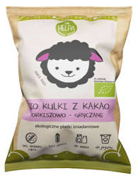 HELPA BIO Płatki/Kulki Orkiszowo Gryczane z Kakao