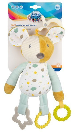 Canpol Pluszowa Przytulanka dla Niemowląt z Gryzakami MOUSE