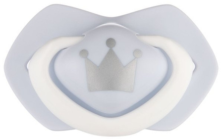 Canpol Smoczek Silikonowy Symetryczny 6-18m 2 szt. ROYAL BABY