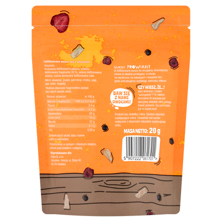 Helpa Suchy Prowiant Mix z Ananasem – naturalne, liofilizowane owoce zawsze pod ręką