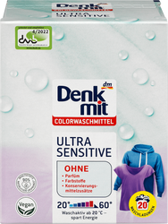 Denkmit Proszek Ultra Sensitive  do Prania Kolorowych Tkanin