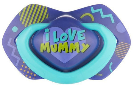 Canpol Smoczek Silikonowy Symetryczny 6-18m 2 szt. NEON LOVE