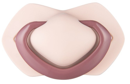 Canpol Smoczek Silikonowy Symetryczny 6-18m 2 szt. PURE COLOR