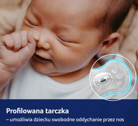 LOVI Smoczek Silikonowy Dynamiczny 0-3 Harmony Boy