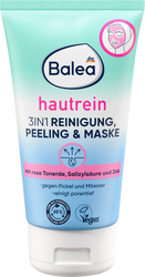 Balea 3w1 Maska Peeling Oczyszczający z Glinką Różową i Cynkiem 