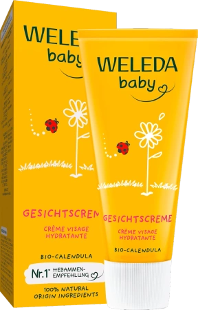 Weleda Baby Krem do Twarzy z Nagietkiem Lekarskim