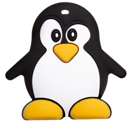 AKUKU Silikonowy Gryzak Pingwin
