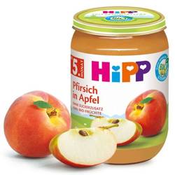 HiPP BIO Deser Owocowy Jabłka i Brzoskwinie