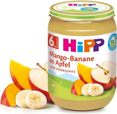 HiPP BIO Deserek Mango Banan Jabłko 