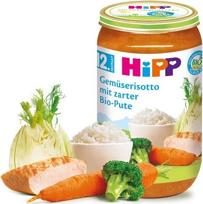 HiPP BIO Risotto z Warzywami Brokułem i Indykiem 
